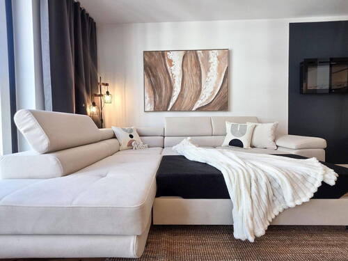 Wohnzimmer Couch + Schlafcouch - 