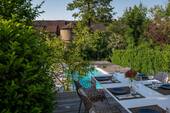 Blick zum Pool - 