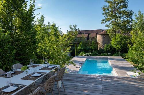 Ansicht von der Terrasse - 6 Zimmer Einfamilienhaus zum Kaufen in Gerolzhofen