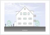 Nordansicht - KFW 3Zi. Neubau ca. 50m² Aufzug Kellerabteil in Burtenbach 20min von Augsburg