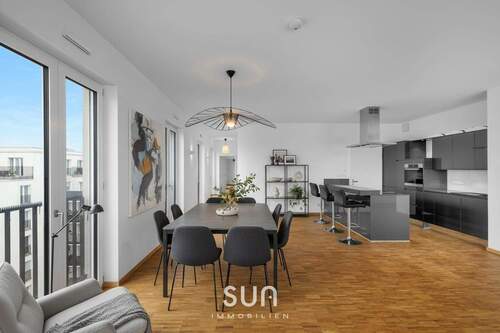 WOHN- UND ESSBEREICH STAGED - 