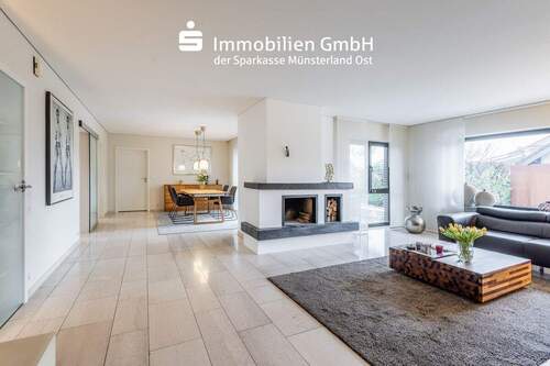 Wohn- und Essbereich - 3 Zimmer Bungalow in Ennigerloh