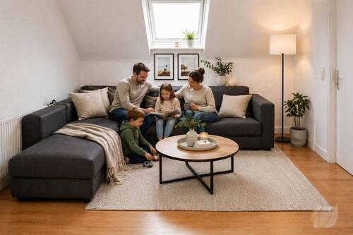 Wohnzimmer - Etagenwohnung mit 119,00 m&sup2; in Velbert zum Kaufen
