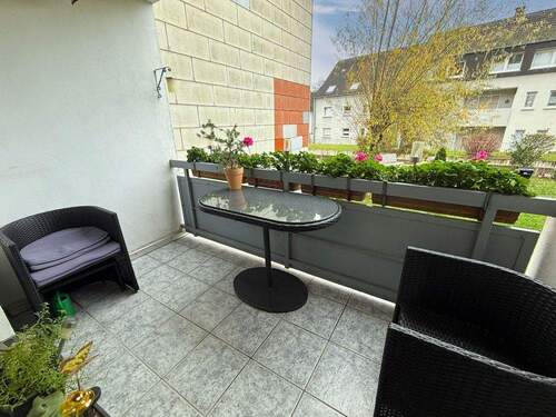 Balkon - Komfortable Erdgeschoss-Hochparterre in Recklinghausen-Mitte - vermietet und gepflegt