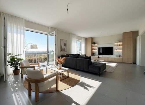 Wohnbereich virtuelles Homestaging - 4 Zimmer Etagenwohnung zum Kaufen in Hirschberg an der Bergstraße