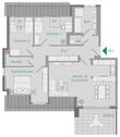 Grundriss Whg.-Nr. 7 - 