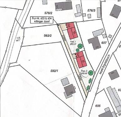 Lageplan.jpg - 5 Zimmer Mehrfamilienhaus, Wohnhaus in Ergoldsbach