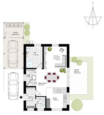 EG.JPG - Einfamilienhaus mit 123,00 m&sup2; in Borchen zum Kaufen