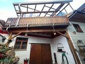 Blick Garage mit Dachterasse - 