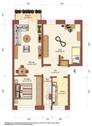 Grundriss Möblierungsvorschlag - 3 Zimmer Etagenwohnung zur Miete in Löbau