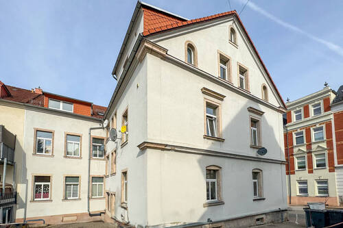 Rückansicht - Mehrfamilienhaus, Wohnhaus zum Kaufen in Frankenberg/Sachsen