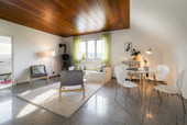 Ess-Wohnzimmer.png - 4 Zimmer Dachgeschosswohnung mit großem eigenem Garten und Garage, Leerstand