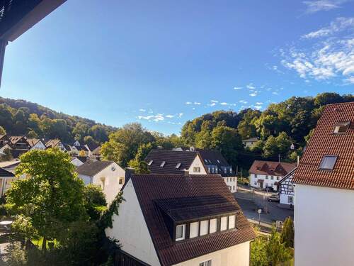 Aussicht vom Balkon - Etagenwohnung mit 86,00 m² in Weingarten zum Kaufen