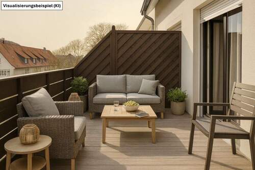 Balkon KI - 5 Zimmer Doppelhaushälfte in Oberkochen