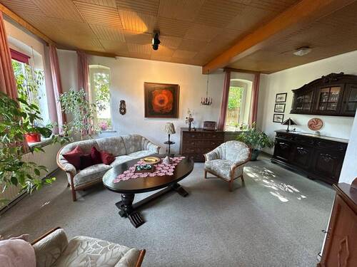 Wohnzimmer - 8 Zimmer Einfamilienhaus in Bredstedt