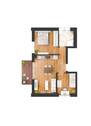 Grundriss - Etagenwohnung mit 48,60 m&sup2; in München zum Kaufen