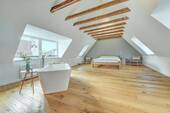 Schlafzimmer im Dachgeschoss - 