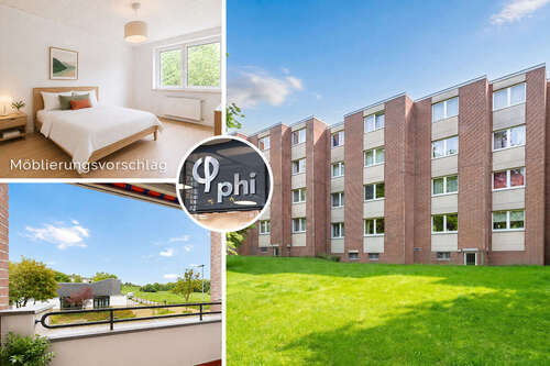 Immobilien-Grid-LH378-08-neu - PHI AACHEN - Wohnkomfort in gepflegter 3-Zimmer-Wohnung mit Balkon und Gartennutzung in Aachen!