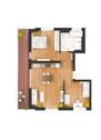 Grundriss - Etagenwohnung mit 69,60 m&sup2; in München zum Kaufen