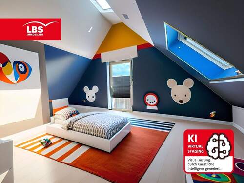 Kinderzimmer Spitzboden - 