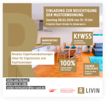 Jetzt Musterwohnung besichtigen! - Niederwerrn