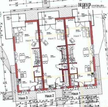 Erdgeschoss Süd der Maisonettewohnung - 