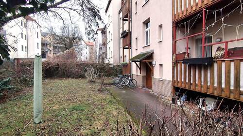 Innenhof - 2 Zimmer Etagenwohnung zur Miete in Leipzig