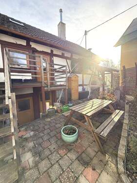 Terasse - Einfamilienhaus mit 280,00 m&sup2; in Krauchenwies zum Kaufen