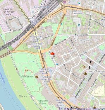 Lageplan - 2 Zimmer Etagenwohnung zum Kaufen in Dresden