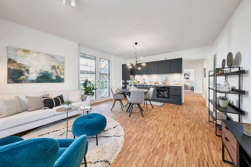 Wohn- und Essbereich (Musterwohnung) - 