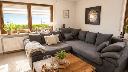 Wohnzimmer EG - Mehrfamilienhaus, Wohnhaus mit 220,00 m&sup2; in Markdorf zum Kaufen