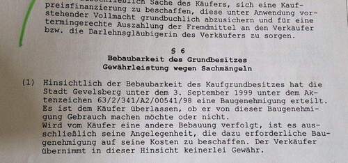 KV §6, Baugenehmigung - 