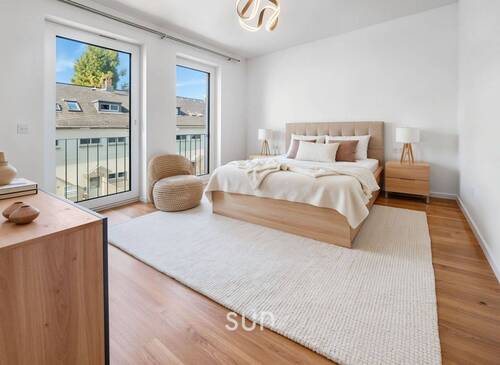 Helles Schlafzimmer - 3 Zimmer Etagenwohnung in Frankfurt am Main