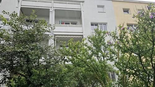 Balkon Hofseite - 3 Zimmer Etagenwohnung in Rostock