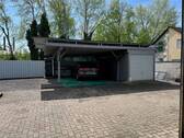 Doppelcarport und Garage - 
