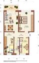 Grundriss Möblierungsvorschlag - 3 Zimmer Etagenwohnung zur Miete in Löbau