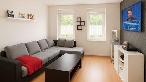 Dachgeschoss - Wohnzimmer (per KI aufgeräumt) - 