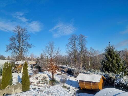 Garten im Winter - 