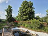 Teich mit Brücke - 