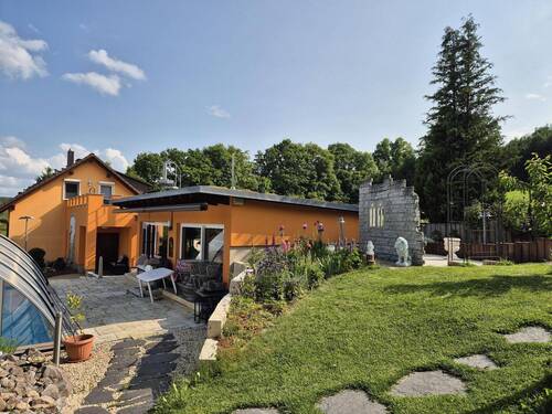 Blick vom oberen Garten - 1 Zimmer Büro zum Kaufen in Netzschkau