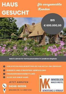 Haus Gesucht NEU Kopie - ! Haus gesucht für vorgemerkte Kunden !