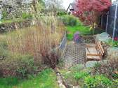 Sitzbank vor dem Teich - 