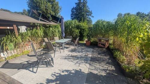 Terrasse - Einfamilienhaus mit 126,00 m&sup2; in Scheggerott zum Kaufen