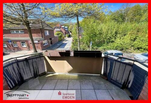 Balkon 1 - Etagenwohnung mit 82,00 m&sup2; in Emden zum Kaufen