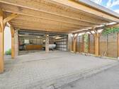 Doppelgarage und Carport - 