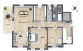 Erdgeschoss 3D.jpg - 3 Zimmer Etagenwohnung zum Kaufen in Ilmenau