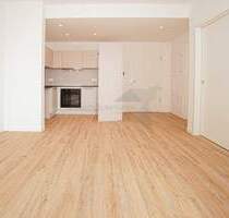 + Neujahrsangebot + Stylisch & barrierefrei - Erstbezug am Kulturpalast: 2 Zimmer mit EBK & Terrasse - Chemnitz Rabenstein