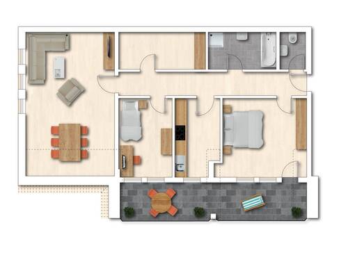 Wohnung 24 - Etagenwohnung mit 103,90 m&sup2; in Röttenbach zum Kaufen