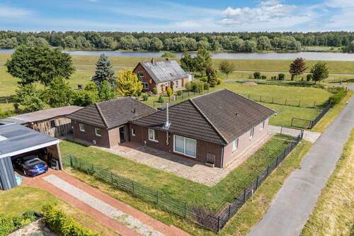 Luftaufnahme - 3 Zimmer Bungalow in Hittbergen