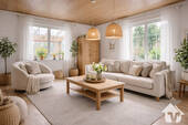 Wohnzimmer visualisiert - 